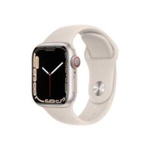 Apple Watch Serie 7 Cell 41mm Starlight Aluminium Case/Starlight Sport Band ITA MKHR3TY/A