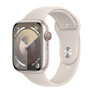 Apple Watch Serie 9 Cell 45mm Aluminium StarLight Sport Band StarLight S/M MRM83QL/A