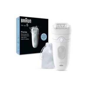 Braun Epilatore Elettrico Silk-èpil Wet-Dry SE5011 Bianco