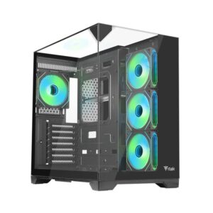 CASE GAMING DARK CAVE PANO - NO ALIMENTATORE - ARGB FAN - NERO (ITGCADCPAB)