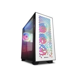 CASE GAMING ELITE SHARK CA300H WHITE RGB ATX NO ALIMENTATORE - BIANCO