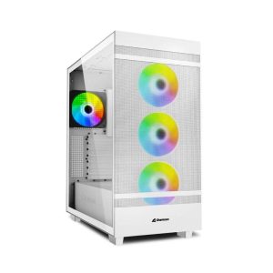CASE GAMING REBEL C50 WHITE RGB ATX BIANCO NO ALIMENTATORE