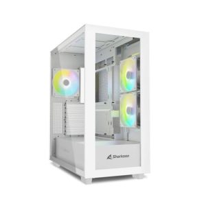 CASE GAMING REBEL C60 WHITE RGB ATX BIANCO NO ALIMENTATORE