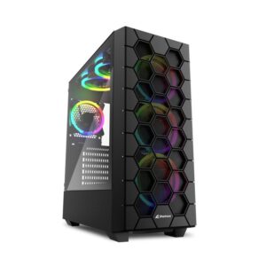 CASE GAMING RGB HEX ATX NO ALIMENTATORE