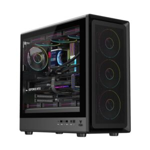 CASE GAMING TOWER MESHCORE 36B - NO ALIMENTATORE - ARGB FAN - NERO (ITGCAMC36B)