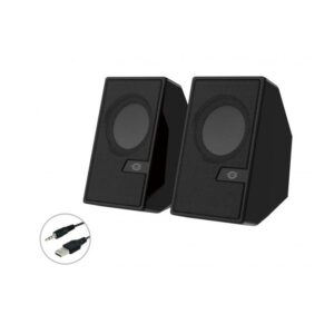 CASSE BJORN02B 2.0 6W 3.5MM/USB NERE