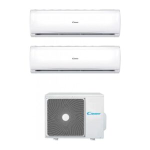 CLIMATIZZATORE DUAL SPLIT PURA CY-2T14AOUT-A - 2X UNITA' INTERNE + 1X ESTERNA - 9000BTU+12000BTU