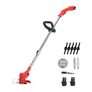 DECESPUGLIATORE ELETTRICO 2 BATTERIE 21V E CARICABATTERIE ADATTA PER TOSAERBA (LAWN MOWER)