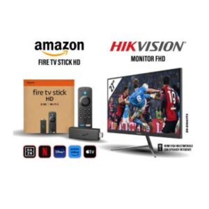 Hikvision Monitor 27" FHD 100hZ Multimediale + Amazon Fire Stick HD