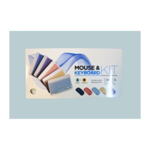 KIT MINI TASTIERA E MOUSE BLUETOOTH WIRELESS BT028 BIANCO