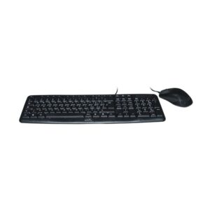 KIT TASTIERA + MOUSE NERA (LKTAST08) CON CAVO USB