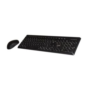 KIT TASTIERA + MOUSE WIRELESS NERA (LKTAST03)