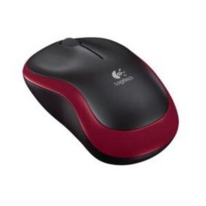 MOUSE M185 NERO/ROSSO WIRELESS