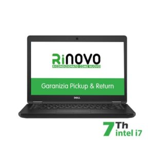 NOTEBOOK DELL LATITUDE E5480 INTEL CORE I7-7 GEN. 14" 8GB 240GB SSD WINDOWS 10 PRO - RICONDIZIONATO (RN42622001)