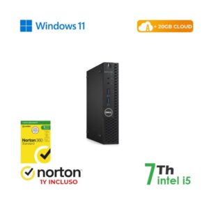 PC DELL OPTIPLEX 3050-5050M MINI INTEL CORE I5-7 GEN. 16GB 128GB SSD WINDOWS 11 PRO - RICONDIZIONATO - (RN45531311)