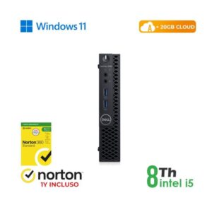 PC DELL OPTIPLEX 3060-5060M MINI INTEL CORE I5-8 GEN. 16GB 128GB SSD WINDOWS 11 PRO - RICONDIZIONATO - (RN45531312)