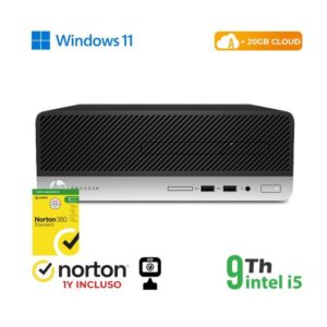 PC HP 400-600 G5 SFF INTEL CORE I5-9X00 8GB 256GB SSD WINDOWS 11 PRO + NORTON - RICONDIZIONATO (RN64522381)
