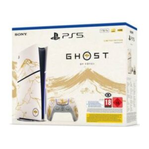 PS5 Console 1TB Ghost Of Yotei Gold Limited Edition White Slim ITA