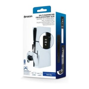 PS5 Nacon Base di Ricarica Dual Sense/Edge + Hub USB