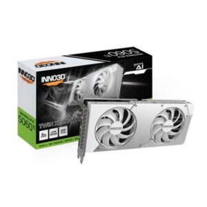 SCHEDA VIDEO GEFORCE RTX 5060 8 GB TWIN X2 OC WHITE GDDR7 (N50602-08D7X-195070W)