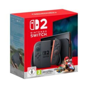 Switch 2 Console Black + Mario Kart World