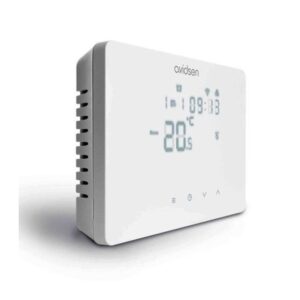 TERMOSTATO WIFI CABLATO NERO - HOMETEMP 127072 - BIANCO
