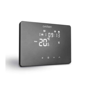 TERMOSTATO WIFI CABLATO NERO - HOMETEMP 127073 - NERO